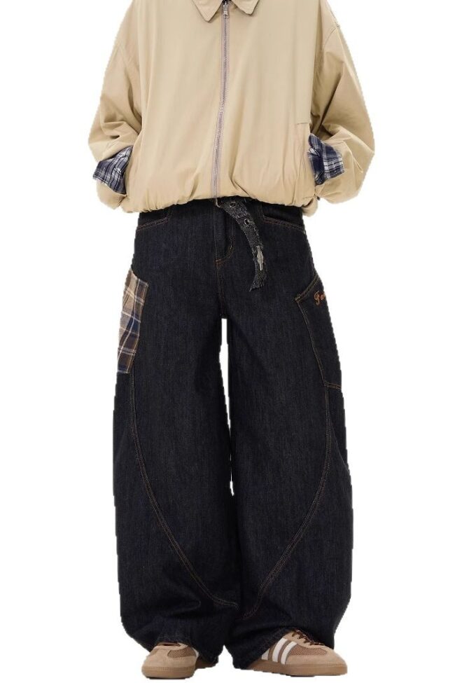 The Lucile New Spring Autumn Loose Fit Retro Casual Pants Detail – La Rose Couture Trousers & Skirts