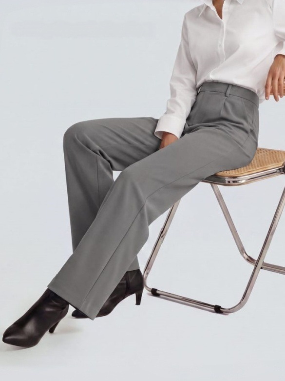 High waist suit pants stretch pants breathable comfortable casual pants women - Image 4