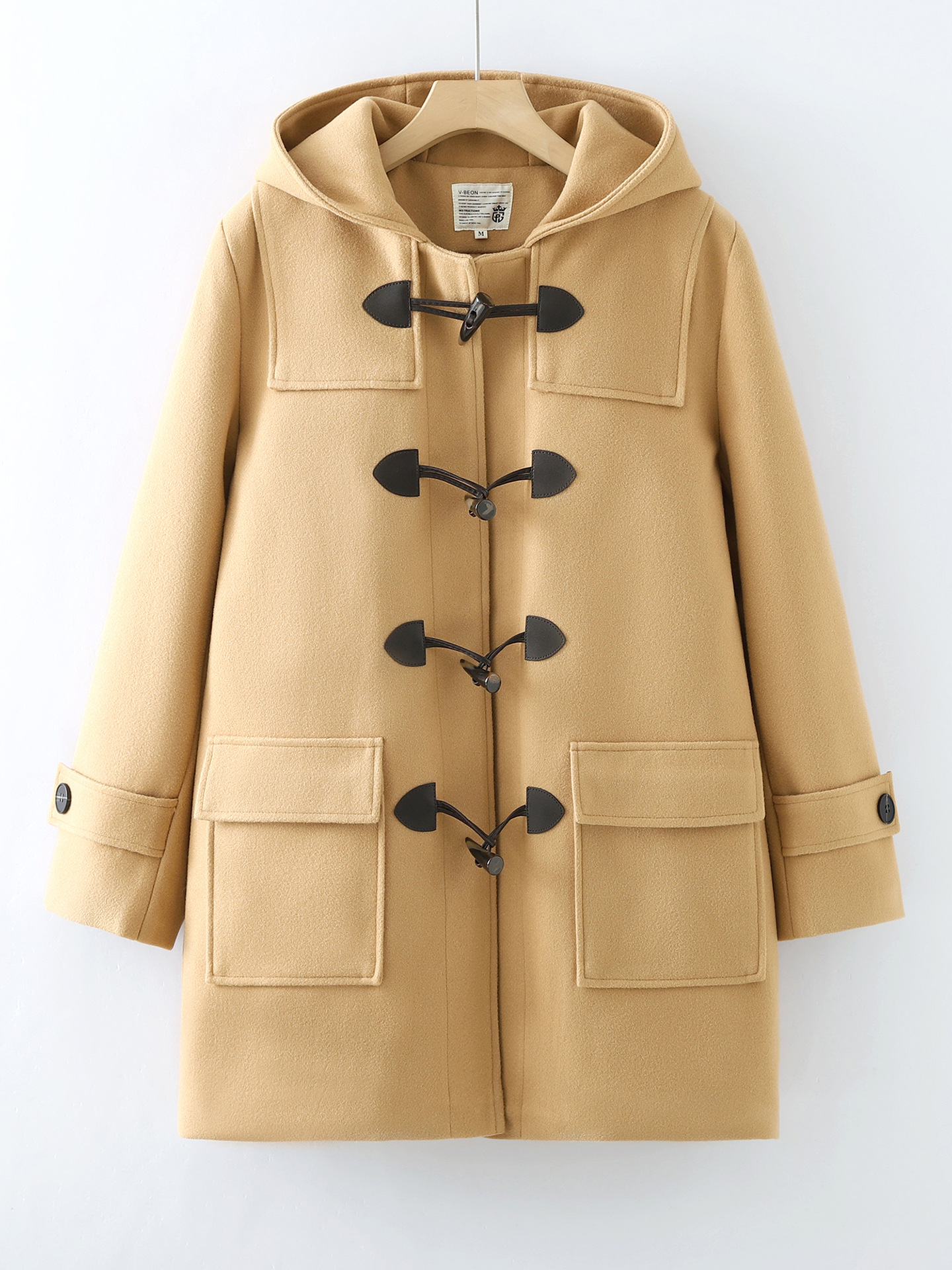 Women's Vintage Mid-Length Thickened Padded Coat - Image 4