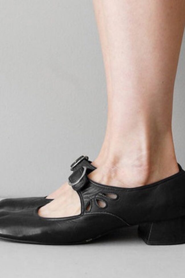 The Constance Buckle Strap Low Cut Pumps – La Rose Couture Shoes & Footwear