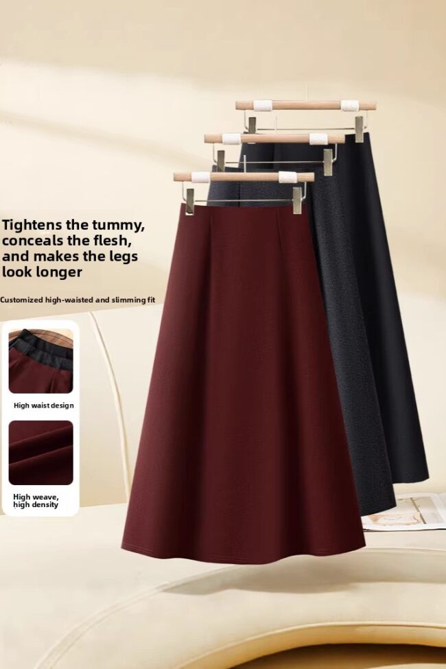 The Roxane Cashmere Skirt Detail – La Rose Couture Trousers & Skirts