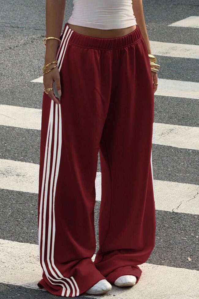 The Nadege Casual Pants Detail – La Rose Couture Trousers & Skirts