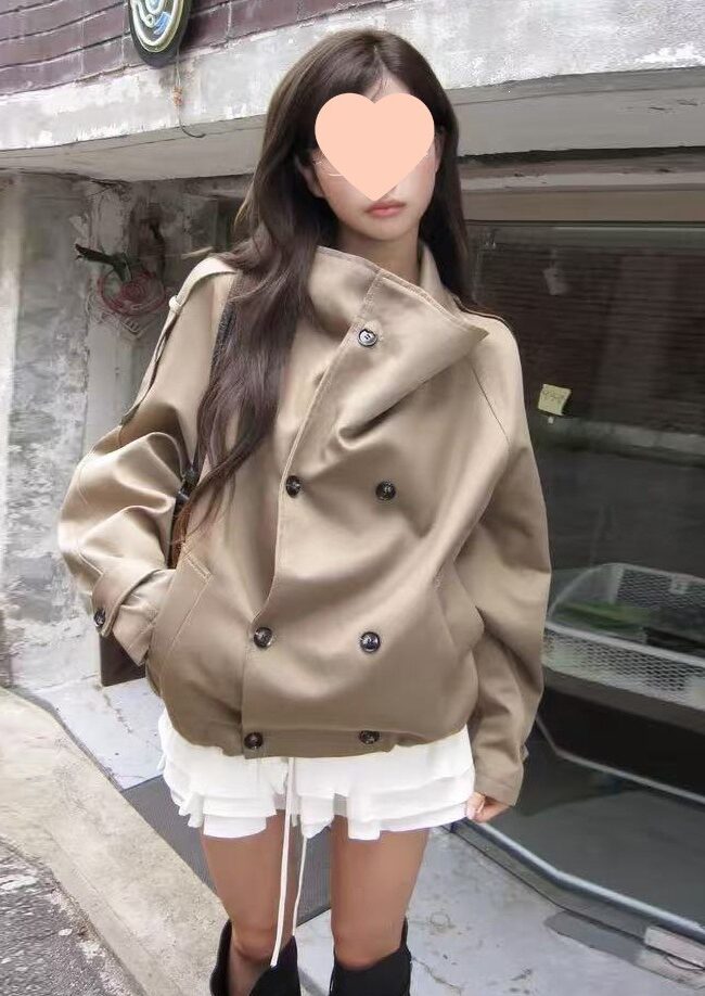 The Ophelie Trench Coat Detail – La Rose Couture Coats & Jackets