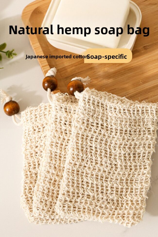 The Marlene Hanging Cotton Linen Soap Bag – La Rose Couture Handbags & Clutches
