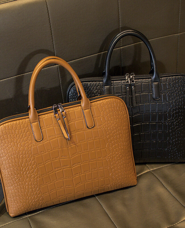 The Camille Laptop Handbag Shoulder Briefcase Detail – La Rose Couture Handbags & Clutches