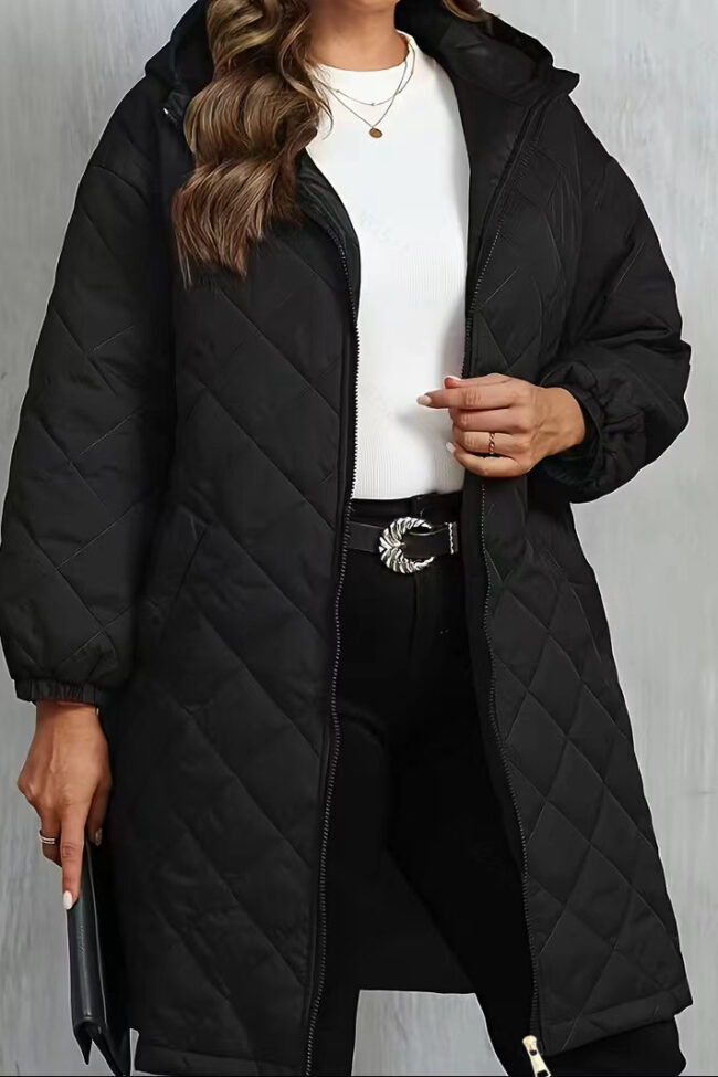 The Delphine Plaid Hooded Fleece Dress – La Rose Couture Coats & Jackets