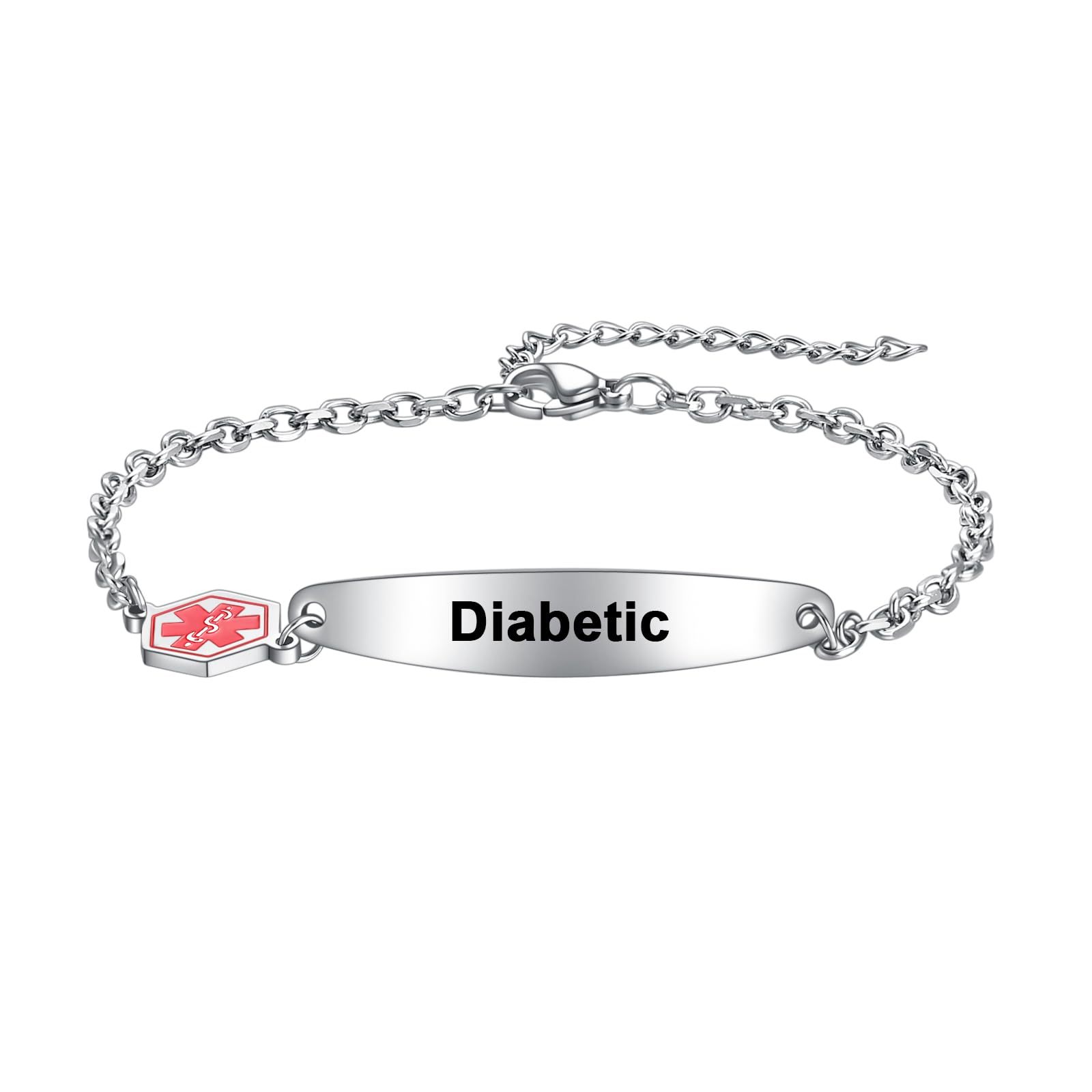 Stainless Steel Medical Identification Bracelet - Image 4
