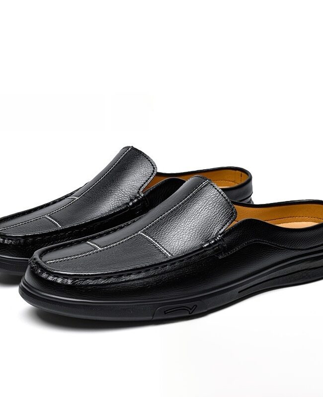 The Madeleine Breathable Leather Slip on Shoes Detail – La Rose Couture Shoes & Footwear