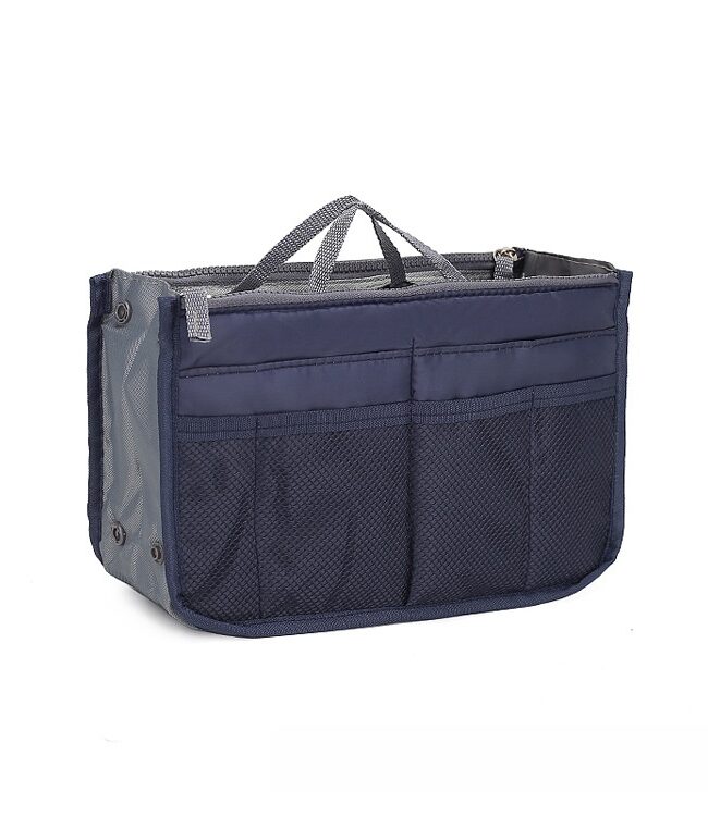 The Seraphine Double Zipper Cotton Bag with Inner Storage Compartment Detail – La Rose Couture Handbags & Clutches