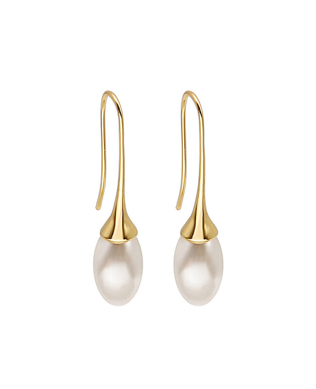 The Juliette Vintage Water Drop Pearl Earrings for Classic Jewelry Detail – La Rose Couture Jewellery & Accessories
