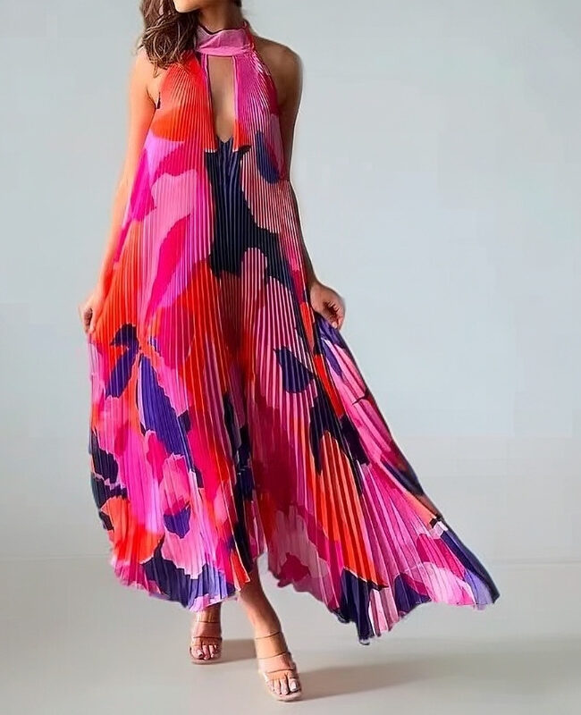 The Oceane Neck Flared Dress Detail – La Rose Couture Dresses & Gowns