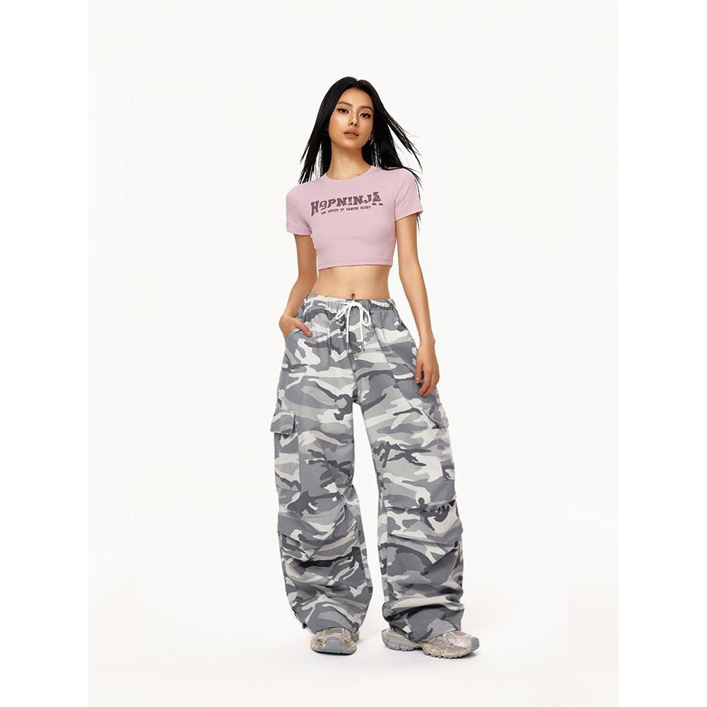 Camouflage Workwear Casual Pants - Image 5