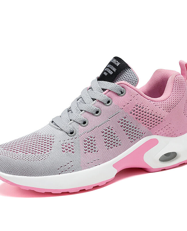 The Justine Breathable Mesh Lace Up Sports Shoes with Air Cushion Sole Detail – La Rose Couture Shoes & Footwear