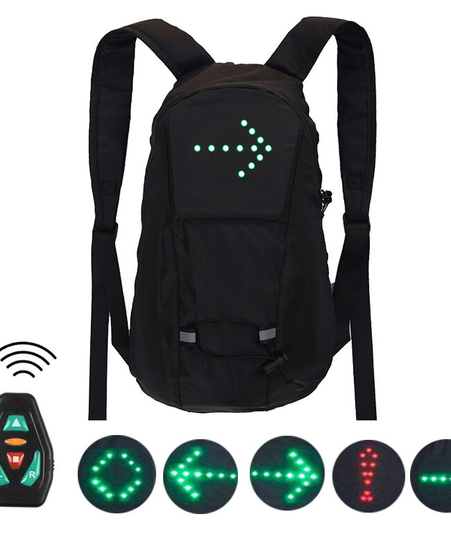 The Blanche Smart Led Turn Signal Backpack Detail – La Rose Couture Handbags & Clutches