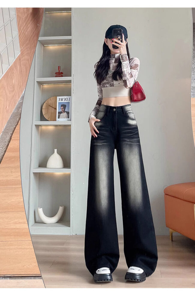 The Estelle Cotton Denim Pants – La Rose Couture Trousers & Skirts
