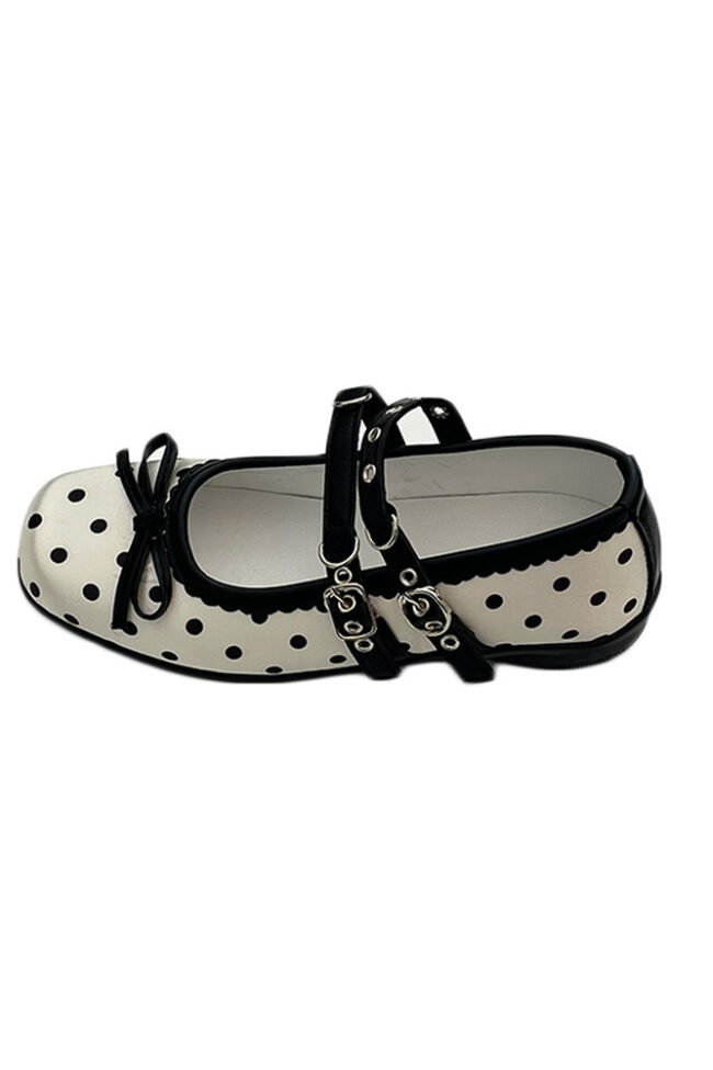 The Leonie Bow Decor Mary Jane Shoes Detail – La Rose Couture Shoes & Footwear