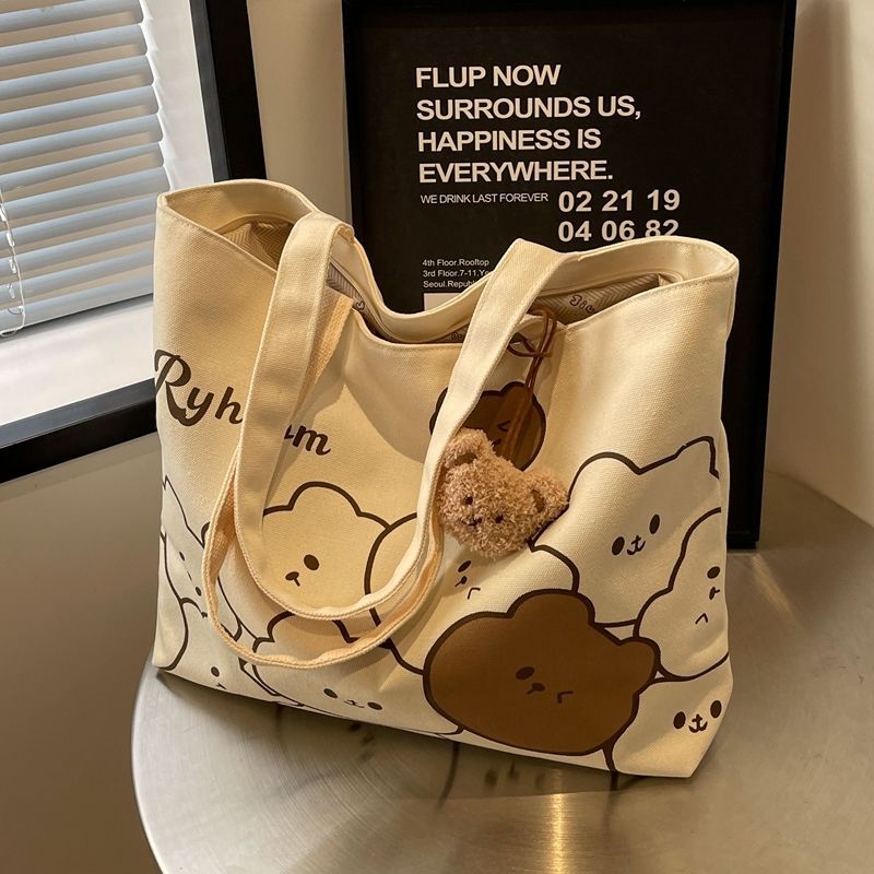 Little Bear Canvas Bag - Image 2