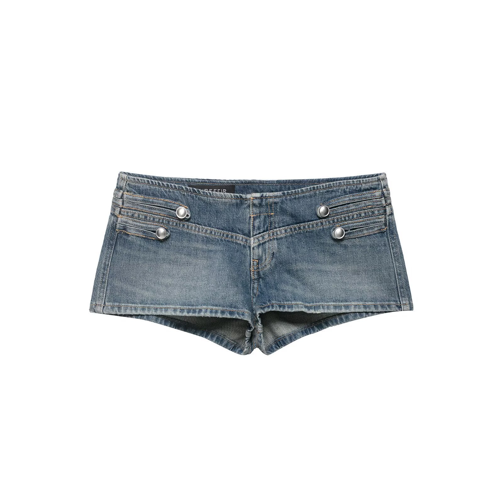 Women's Denim Jacket and Shorts Set - Image 3