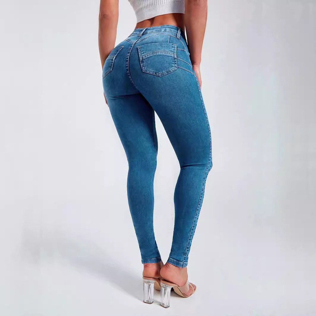 Stretch high-rise jeans - Image 4