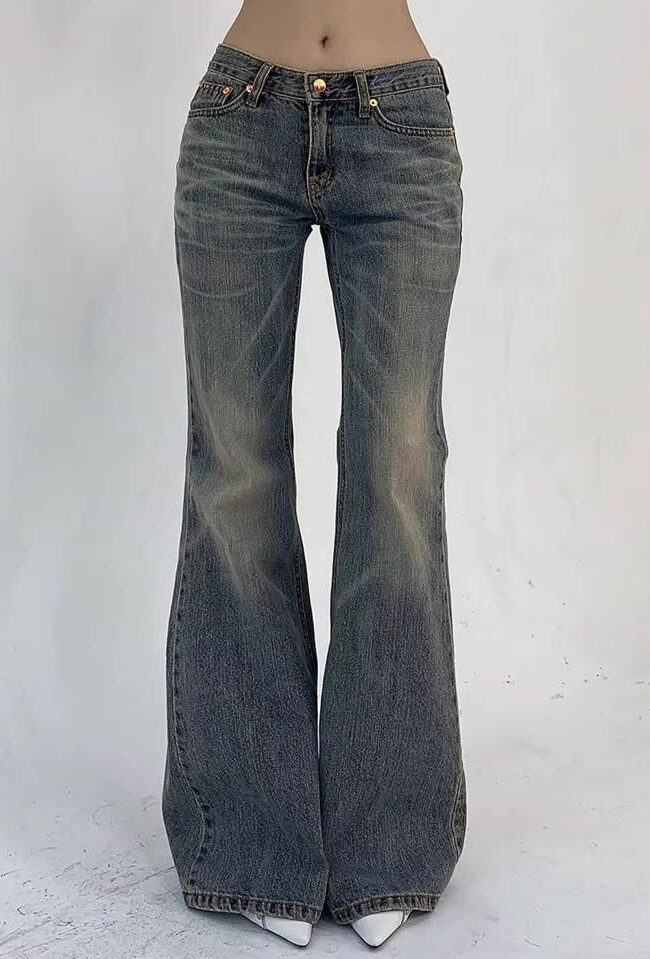 The Colette High Waisted Flared Jeans – La Rose Couture Trousers & Skirts