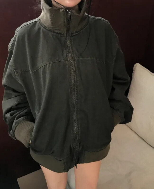 The Melanie Loose Fit Casual Jacket Detail – La Rose Couture Coats & Jackets