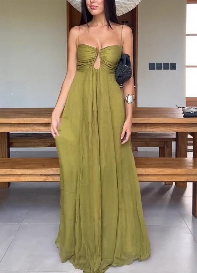 The Violette Summer Spaghetti Strap Dress – La Rose Couture Dresses & Gowns