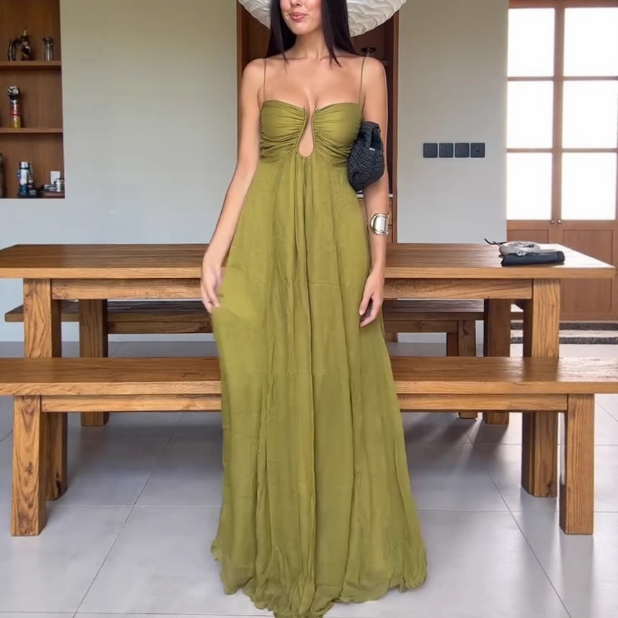 Womens Summer Spaghetti Strap Dress