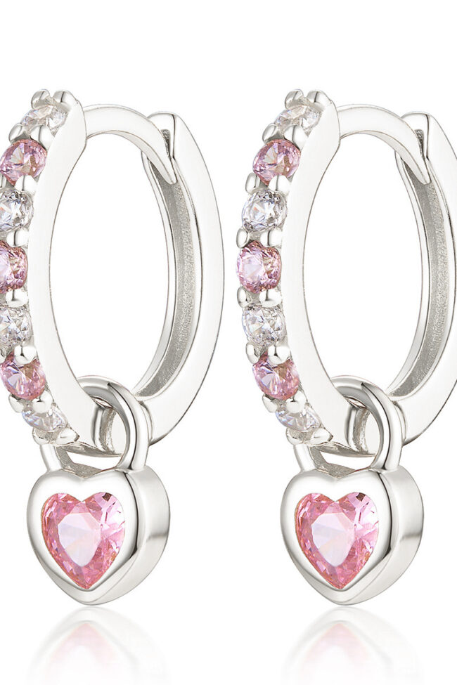 The Nathalie Heart Shaped Earrings Detail – La Rose Couture Jewellery & Accessories