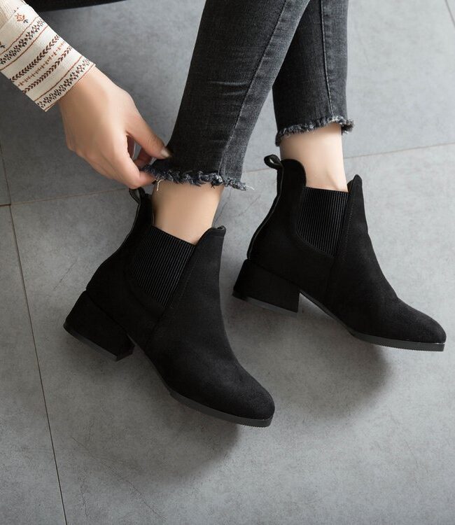 The Beatrice Chelsea Ankle Boots Detail – La Rose Couture Shoes & Footwear