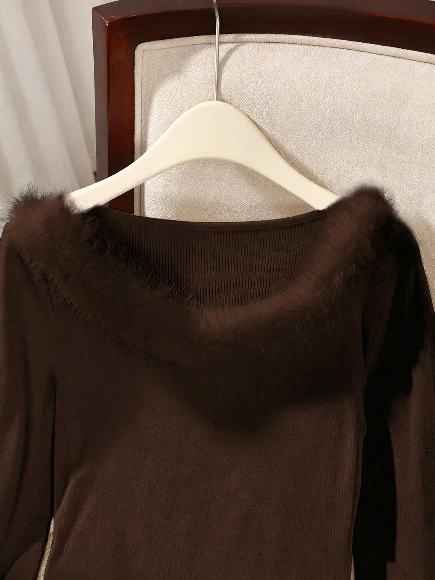 Off-Shoulder Long Sleeve Shirt for Women - Image 5