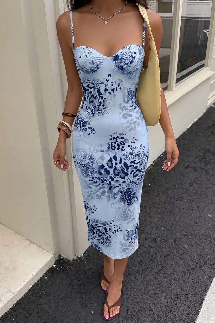 The Jacqueline Spaghetti Strap Slip Dress Detail – La Rose Couture Dresses & Gowns
