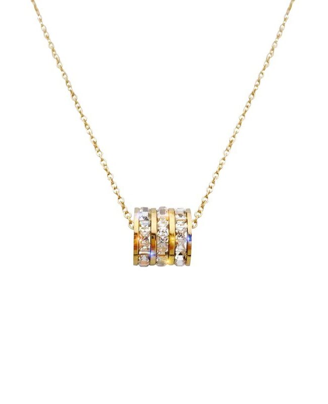 The Angele Birthstone Stainless Steel Adjustable Necklace Detail – La Rose Couture Jewellery & Accessories