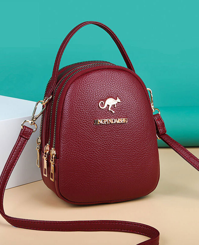 The Iris Three Layer Crossbody Bag Detail – La Rose Couture Handbags & Clutches