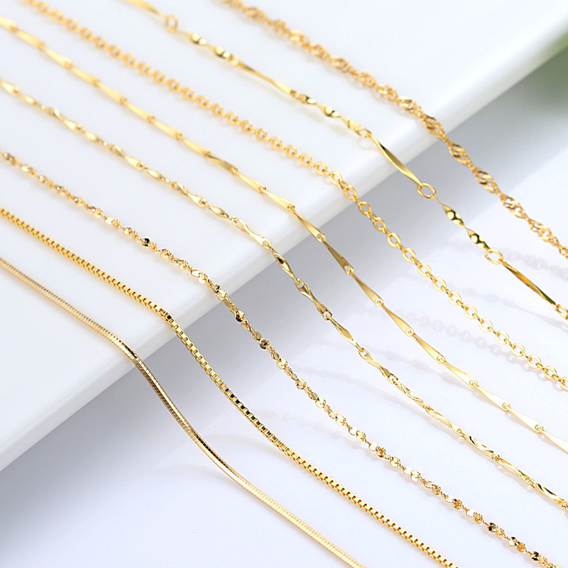 Cross-linked snake bone chain, sesame seed chain