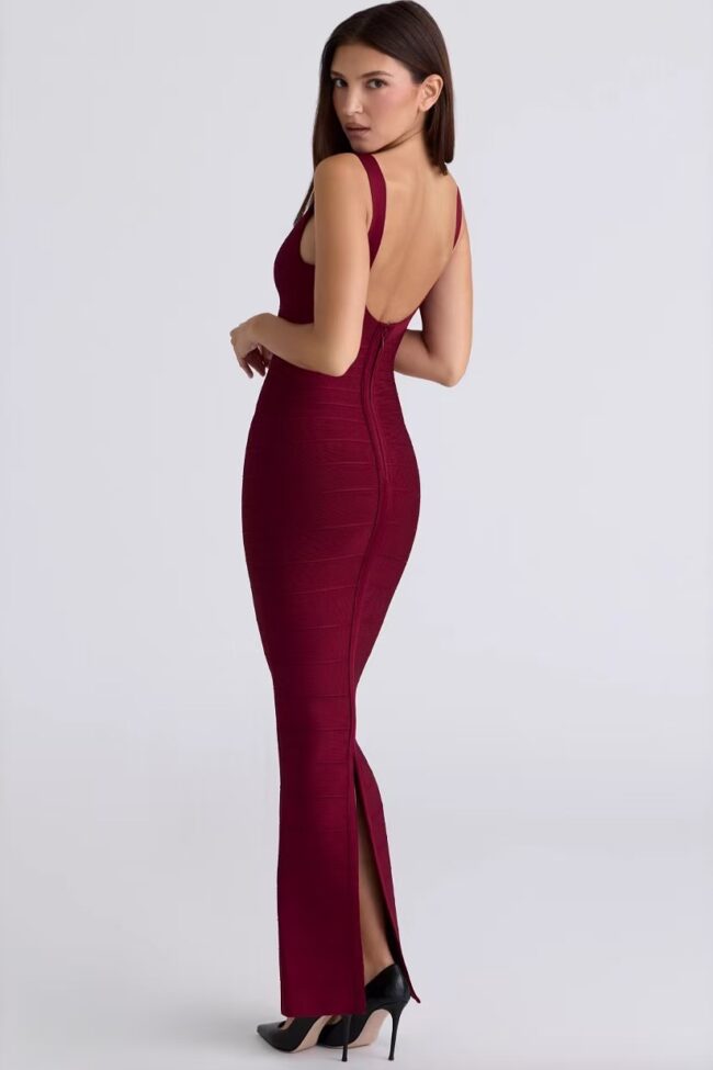 The Cecile Stretchy Bodycon Dress Detail – La Rose Couture Dresses & Gowns