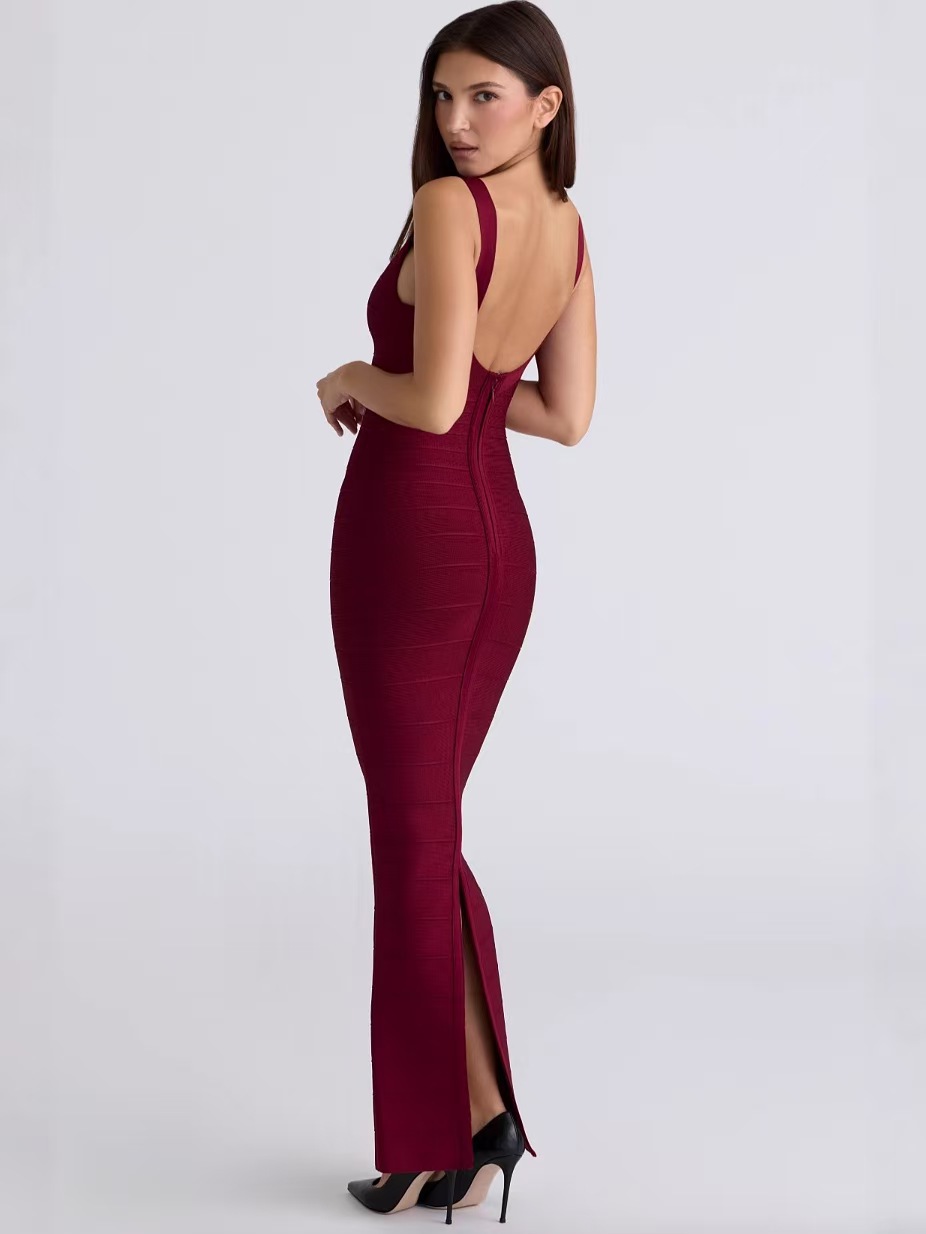 Womens Stretchy Bodycon Dress - Image 5