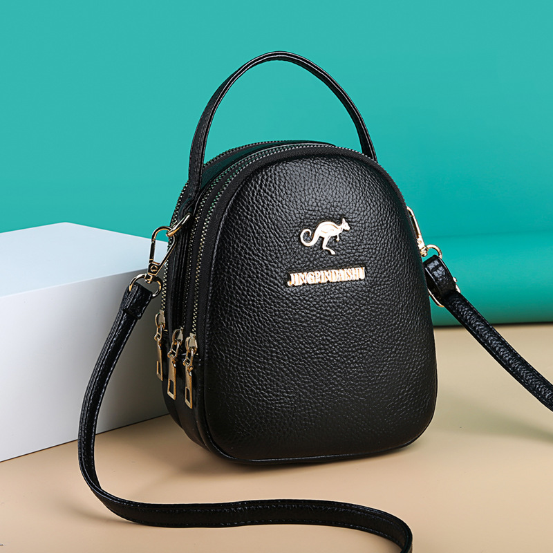 Womens Three-Layer Crossbody Bag - Image 3