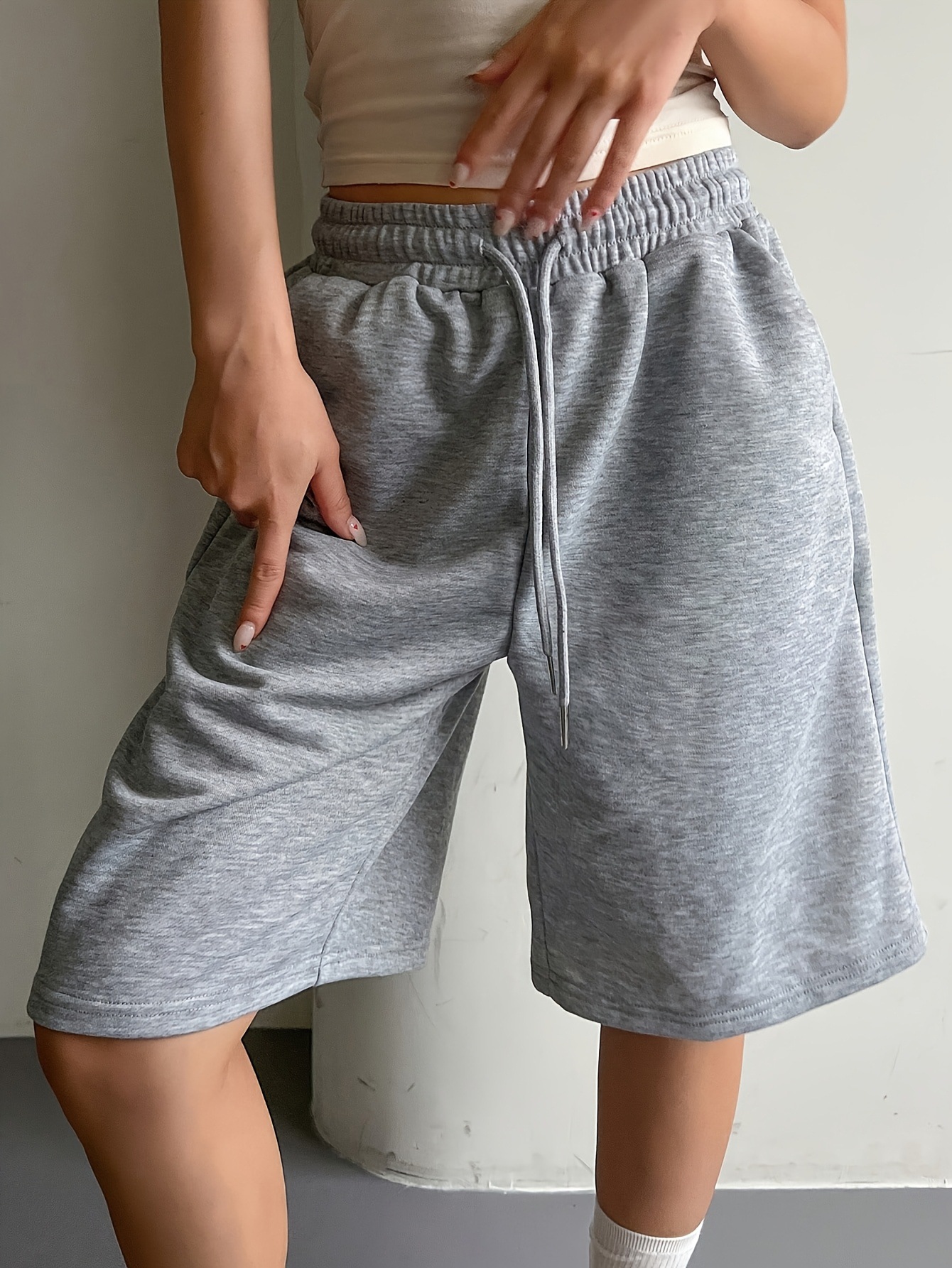 Women's Athletic Drawstring Shorts - Image 5