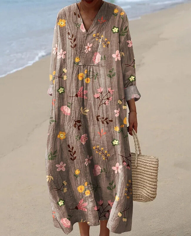 The Berenice Long Sleeved Casual Loose Fitting Dress – La Rose Couture Dresses & Gowns