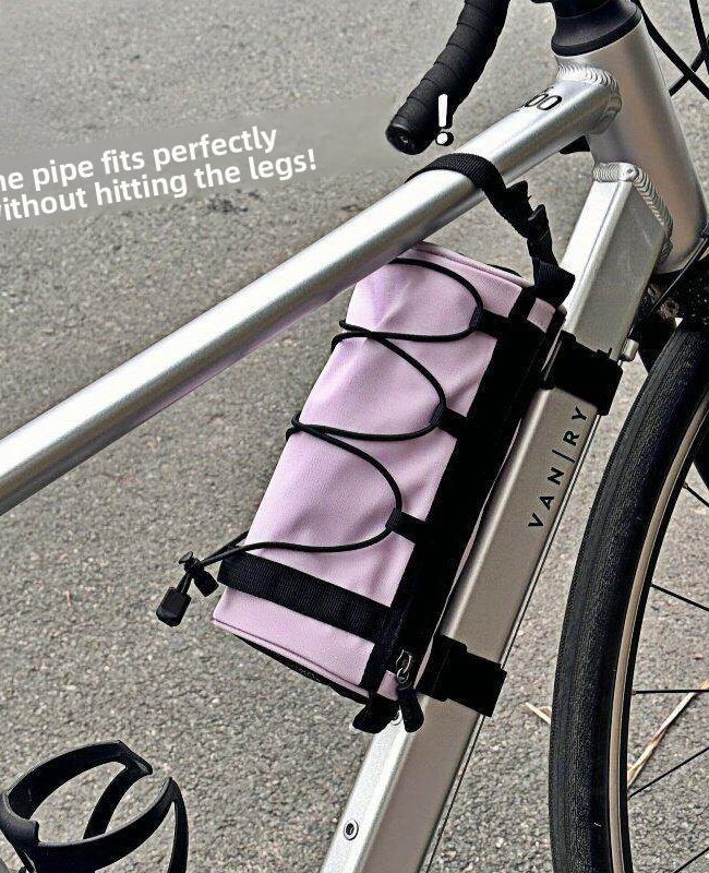 The Genevieve Bicycle Front Frame Storage Bag Detail – La Rose Couture Handbags & Clutches