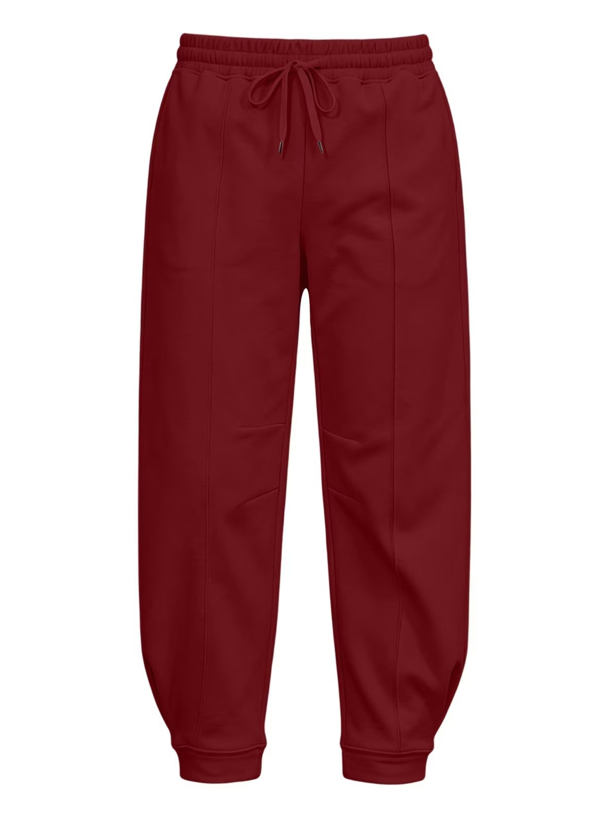Women Fleece Lined Sweatpants Casual Joggers Drawstring Pants - Image 2
