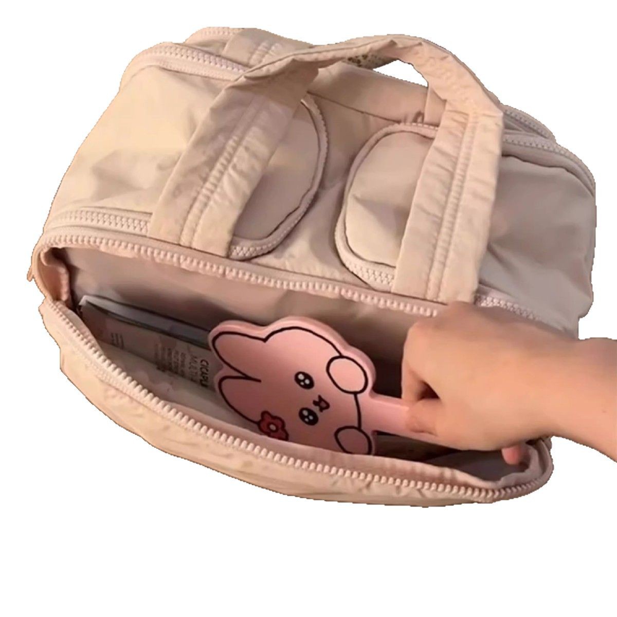 Double Opening Cosmetic Toiletry Bag - Image 5