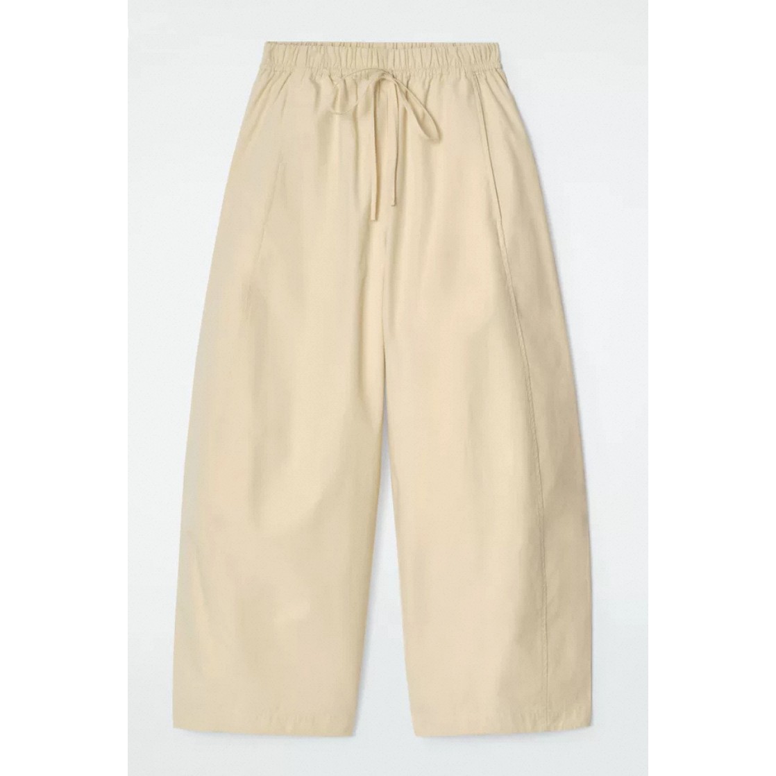 Womens Casual Elastic Waist Cotton Pants - Image 5