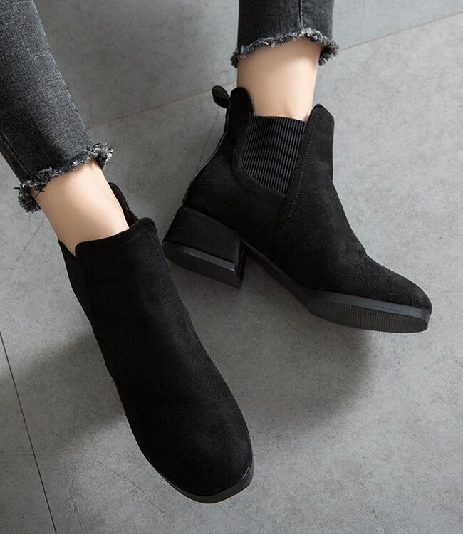 The Beatrice Chelsea Ankle Boots Detail – La Rose Couture Shoes & Footwear