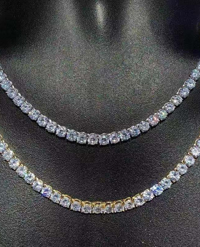 The Carine Rhinestone Single Row Necklace Detail – La Rose Couture Jewellery & Accessories