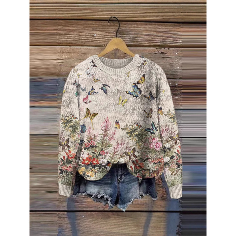 Women's 3D Printed Long Sleeve Sweatshirt Halloween Squirrel Novelty Top - Image 2