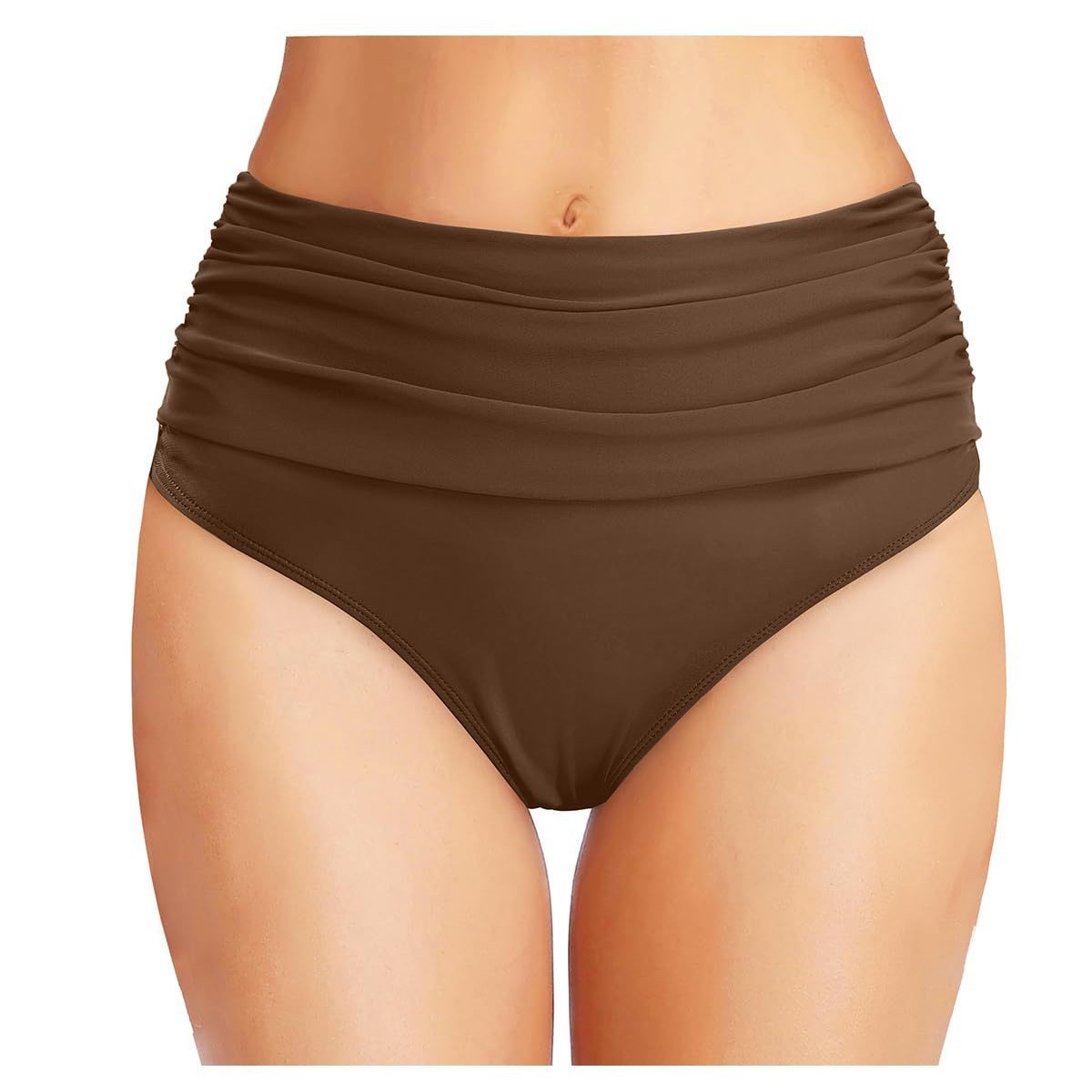 High Waist Bikini Swim Briefs - Image 4