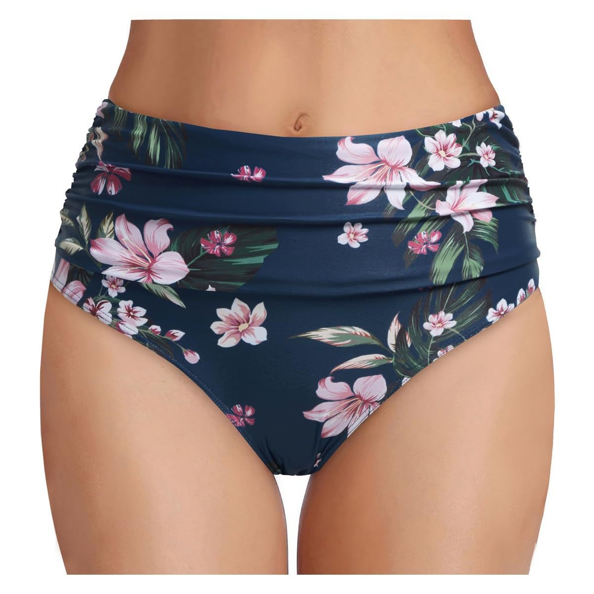 High Waist Bikini Swim Briefs - Image 3
