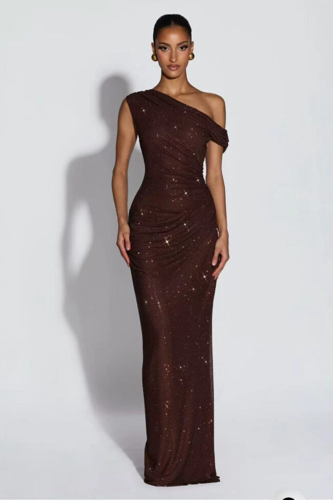 The Gaia Long Dress Detail – La Rose Couture Dresses & Gowns