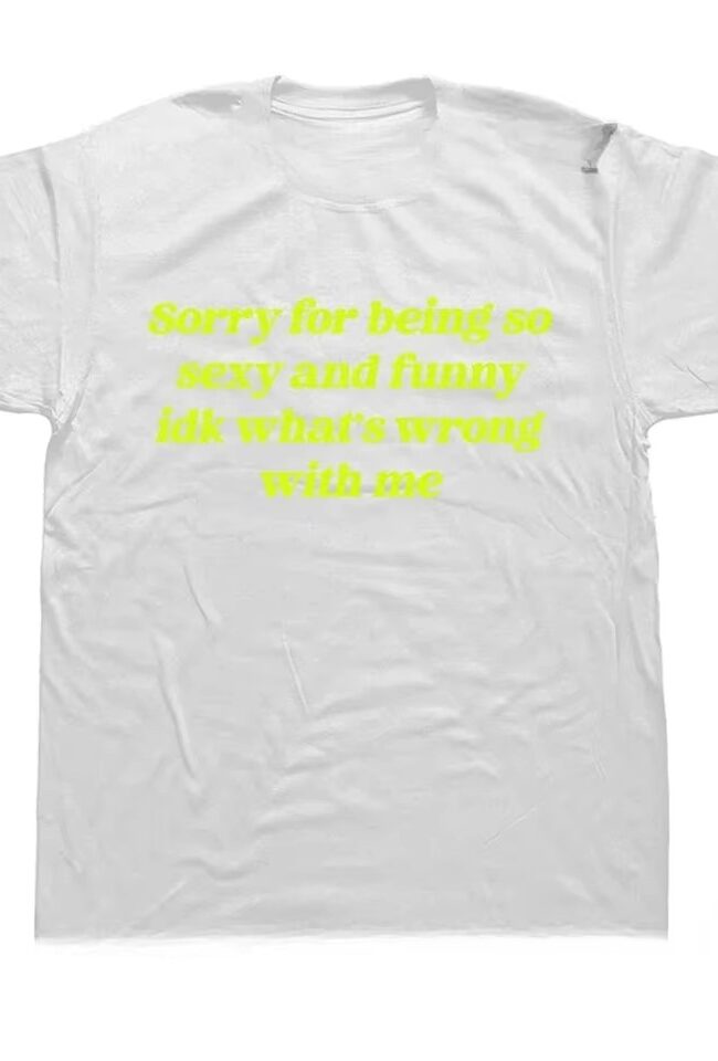The Iris Funny Quote Oversized Cotton T Shirt Casual Short Sleeve Top Detail – La Rose Couture Tops & Blouses